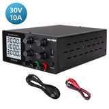 SPS-W3010D 0-30V 0-10A Adjustable Digital DC Power Supply Stabilizer Black js