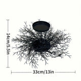 Halloween Candle Holder: For Dining Table Centerpiece Decorative Metal Candlestick Holder Unique For Party And Home Decor