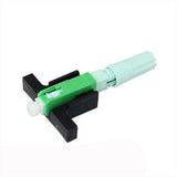(Green APC) Fiber Quick Connector UPC(for APC)-C High-quality Optic Fiber Fast Connector Adapter for FTTH Cold Connector Tool 100 Pc