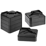 Healifty 16pcs Stackable Furniture Risers Adjustable Furniture Pads Sofa Bed Risers Anti-slip Furniture Lifting Pads