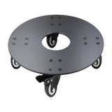 (16 inches) Heavy Duty Plant Caddys with Lockable Wheels, 12 14 16 Inch Aluminum Rolling Stand for Indoor/Outdoor Use, Supports Up To 500lbs  16 inches
