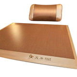 (Cookie flowers) Rattan Bedding Mat Double Side Coolings Sheet Ice Silk SurfaceS Foldable Design Durable Travel Friendly Home Furnishing  Cookie flowers