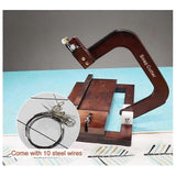 Wooden Soap Cutter, Wire Slicer Cutting Tool with Size Scale for Handmade Soap Loaf Cheese Butter CNEW