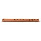 (Brown) Foams Fish Ruler Self-Adhesive Fishing Measuring Sticker Fish Ruler Fishing Measurement Tool for Sailboats Fishing Boats  Brown