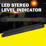 80 LED Stereo Sound Level Meter Music Spectrum Audio Dot Matrix Analog Display