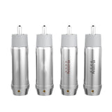 (9.5mm) 4pcs Music Plugs HiFi Plugs Silver Music Male to Male Silver Plugs Terminal for Home Theater Amplifiers Accessories