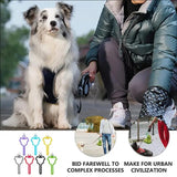 3/4/5/7/10pcs Dog Poop Bag Holder Leash Waste Carrier Holder Pets Hands Free Knot Holder
