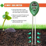 3 In1 Moisture Sunlight PH Meter Soil Water Acidity Humidity Light PH Test Garden Plants Flowers Moist Tester