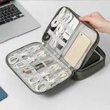 3 Layer Cable Organiser Bag Cable Organizer Bag For Traveling Travel Essentials Cable Storage Bag For Mini Camera Mouse Hard