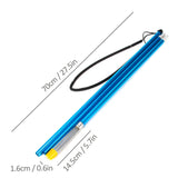 3-Piece Fishing Harpoon Aluminum Alloy Fishing Gaff Hook Fork Harpoon Tip with Barbs Diving Spear Sharp Head Fishing Tools