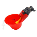 30 Pcs/lot Automatic Quail Drinker Chicken Duck Waterer Bowl Straight Pipe With Yellow Nipple Farm Poultry Drinking Water System