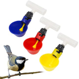 30 Pcs/lot Automatic Quail Drinker Chicken Duck Waterer Bowl Straight Pipe With Yellow Nipple Farm Poultry Drinking Water System