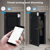 Door Window Home Security Wireless Magnetic Sensor Anti-Theft Alarm Sound and Light WiFi Smart Voice Tuya APP Control