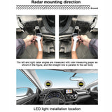 24Ghz Millimeter Car Bd Spot Monitoring System with Dual Color Led Light Ip67 Waterproof Radar Lane Changing Assistance