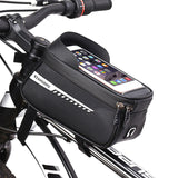 Waterproof Bicycle Mount Bags Front Frame Top Tube with Toucreen Phone Holder Case Cycle Bike Tool Storage Bag Pack