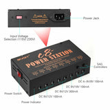 Mosky C-8 Guitar Effect Pedals Power Supply Station Pedal Musical Instrument for Guitar Pedals 8 Isolated 9/12/18V Cables