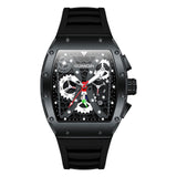 GUANQIN 2023 Automatic Mechanical Winding Watch Fashion Calendar Week Month Chronograph 361L Stainless Steel Relogio Masculino
