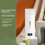 1pc 500ml Electric Kettle Small Stainless Steel Portable Electric Kettle For Boiling Water Travel Tea Kettle Automatic