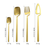 304 Stainless Steel Wall Hanging Steak Knife Fork Spoon Western Tableware Household Sanding Hanging Cup Coffee Dessert Spoon Fou