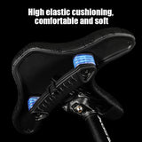 Widened MTB Bike Hollow Breathable Bicycle Seat Cushion Waterproof Spring Shock Absorption Comfort Saddles