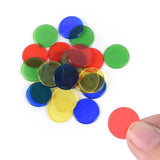 100pcs Montessori Learning Education Math Toys Color Plastic Coin Bingo Chip Children Kids Classroom Supplies