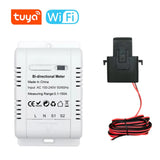 Tuya WiFi Intelligent Bidirectional Single-phase Energy Solar PV System Power Production Consumption Monitoring Meter