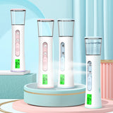 Double Spray-head Nano Facial Steamer Test Mist Cleaning Pores Water SPA Hydrating Cooler Face Sprayer Skin Care