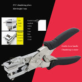 Round Hole Punch Plier PVC Membership Card Factory Certificate Tearing Pliers Food Vacuum Packaging Bag Cutting Notch hine
