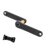 (Black) Bicycles Crank Arm Aluminium Alloy 170mm Bicycles Crankset Bike Pedal Crank Arm Replacements for Mountain Bike Road Bike  Black