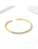Rose gold fairy three-ring bracelet