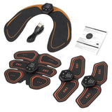 Muscle Stimulator EMS Abdominal Hip LCD Display Toner USB Abs Fiess Training Home Gym Body Slimming Waist Trainer