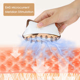 Protable Electric Instrument Neck Back Body Massager Lymphatic Detoxification Meridian Massage Brush Scraping Home