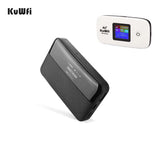 New style KuWFi 150mbps cat4 wireless 10users sim card 6000mAh mobile 4g lte hotspot router for live broadcast