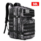 30L or 50L Military Hiking Bag Men Women Sports Trekking Hunting Nylon Tactical Backpack Outdoor Travel Fishing 3P Attack Pack