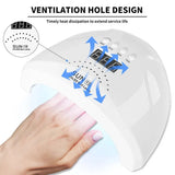 30LEDS Nail UV Dryer Lamp Kit With Nail Art Tools Set for Manicure Sand Files Buffer Sponge Block Brush Nails Salon Accessories