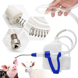 30ML Automatic Drencher Animal Continuous Feeding Gun for Goat Cattle Backpack Medicine Pot Drenching Gun with Bottle