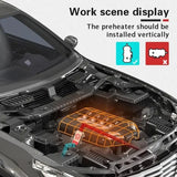 Engine Coolant 3000W Automotive Antifreeze Circulation Preheater Suitable for Air Diesel Parking Start Heater Parts Tools