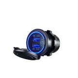 Universal Waterproof Quick Charge 3.0 Dual USB Socket Charger with Touch Switch For Phone Tablet Camera GPS on Car Boat Marine