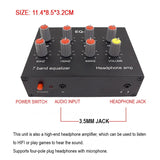 7 Band Sound RCA Output Input 12dB High Bass Adjustment Dual Channel Digital Equalizer
