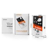 POCK LOOP Looper Guitar Effect Pedal - 11 Loopers, Max. 330mins Recording Time, Supports 1/2 & 2X Speed Playback, Reverse Functions