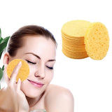 Compressed Natural Puff Cellulose Cleansing Sponge Makeup Remover Cotton Face Brush Skin Care Tool Home Portable 100PCS