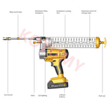 Electric Grease Gun Rechargeable Oil Injector Automatic Butter hine Special Hardware Tools For Excavator