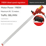 High-power Pumping Portable Electric Well Six-speed Vertical Pump Diesel Oil Drum