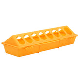30cm Chicken Feeder Fountain 16 Holes Poultry Ground Feeder Plastic Clamshell Feeding Chicken Groove Farm Breeding Supplies
