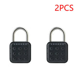 1-5pcs Smart Fingerprint Battery-powered IP67 Waterproonti Theft Padlock Quick Unlock Keyless Password Door Lock