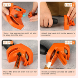 Multipurpose Sharpener,Electric Bit Sharpener for All Bits Portable Drill Grinder Grinding Tool