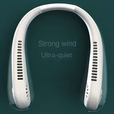 1pc USB Portable Neck Fans - Bladeless, Wearable, and Battery Powered Personal Fan for Comfortable and Convenient Cooling