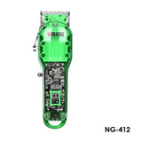 WMARK NG-412 Transparent High Torque Motor Professional Barber Oil Head Clipper Man Haircut hine Electric Hair Trimmer