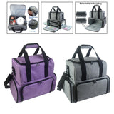 Large Nail Polish Case - Portable Travel Makeup Bag