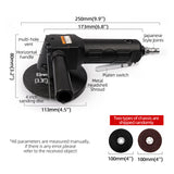 Pneumatic with 4 Inch Grinding Wheel Polishing hine Cutting Professional Angle Grinder for Metal Wood